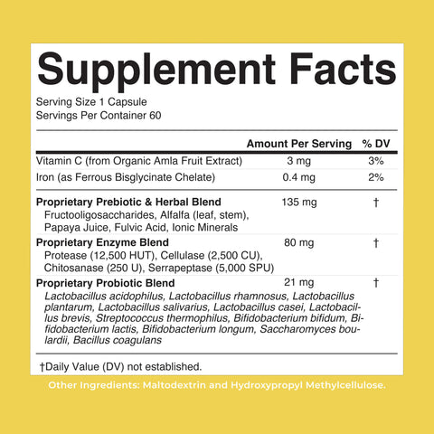 Gut Flora Health+ Enzymes