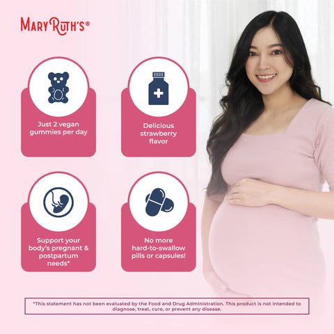 Organic Prenatal & Postnatal Multivitamin Gummies