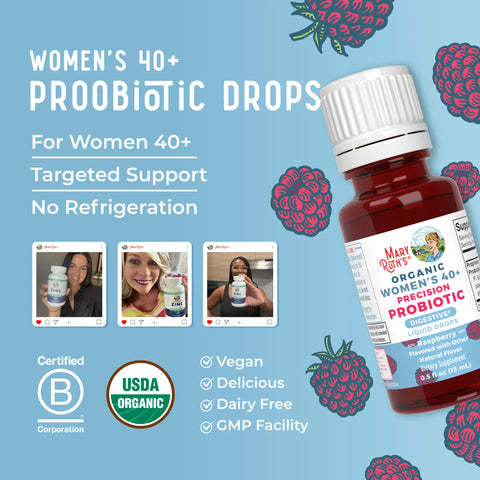 Organic Women's 40+ Precision Probiotic Digestive Liquid Drops