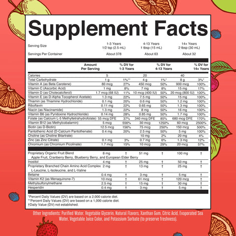 Liquid Morning Multivitamin Essentials+