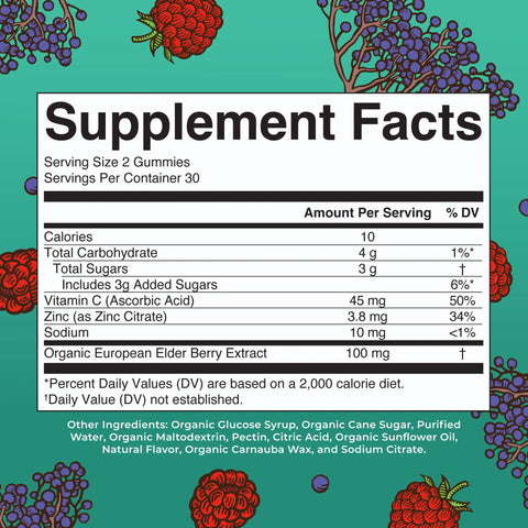 Organic Kids Immunity Gummies