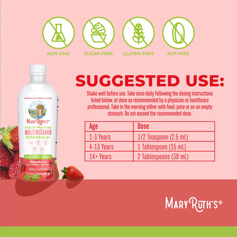 Liquid Morning Multivitamin Essentials+