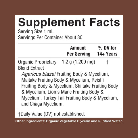 Organic Mushroom Complex Liquid Drops
