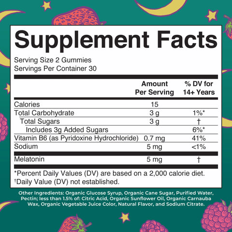 Melatonin Sleep Gummies (Berries)