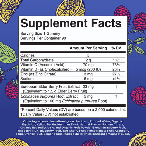 Sugar Free Immunity Gummies